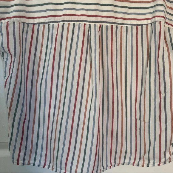 Madewell Colorful Stripe Cotton Top - Picture 11 of 11